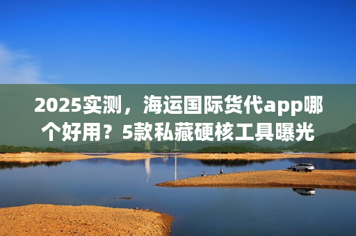 2025实测，海运国际货代app哪个好用？5款私藏硬核工具曝光