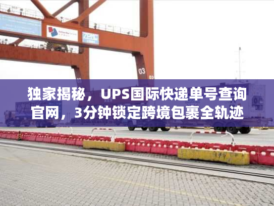 独家揭秘，UPS国际快递单号查询官网，3分钟锁定跨境包裹全轨迹