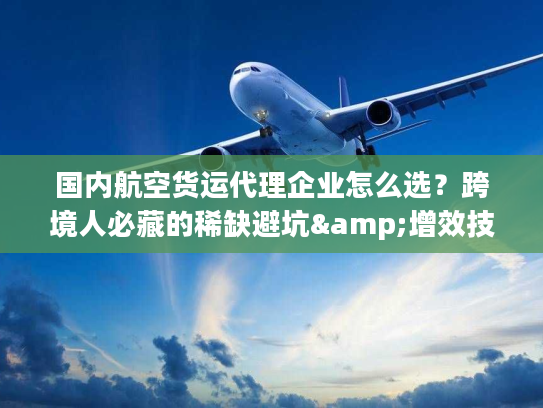 国内航空货运代理企业怎么选？跨境人必藏的稀缺避坑&增效技巧