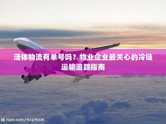 活体物流有单号吗？物业企业最关心的冷链运输追踪指南