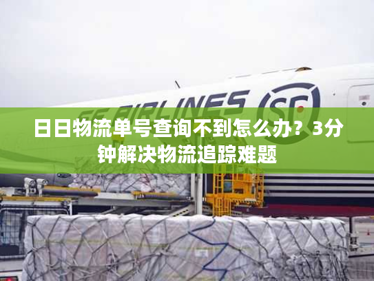 日日物流单号查询不到怎么办?3分钟解决物流追踪难题 日日物流单号查询不到怎么办?3分钟解决物流追踪难题