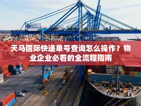 天马国际快递单号查询怎么操作？物业企业必看的全流程指南