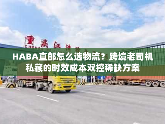 HABA直邮怎么选物流？跨境老司机私藏的时效成本双控稀缺方案