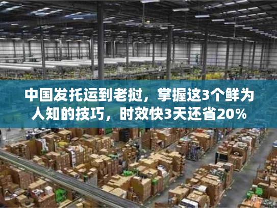 中国发托运到老挝，掌握这3个鲜为人知的技巧，时效快3天还省20%