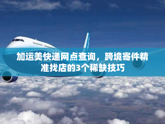 加运美快递网点查询，跨境寄件精准找店的3个稀缺技巧