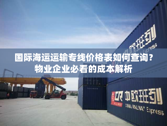 国际海运运输专线价格表如何查询？物业企业必看的成本解析
