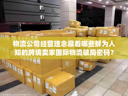 物流公司经营理念藏着哪些鲜为人知的跨境卖家国际物流破局密码? 物流公司经营理念藏着哪些鲜为人知的跨境卖家国际物流破局密码?