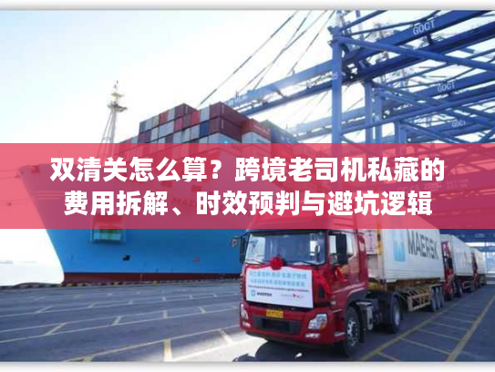 双清关怎么算？跨境老司机私藏的费用拆解、时效预判与避坑逻辑