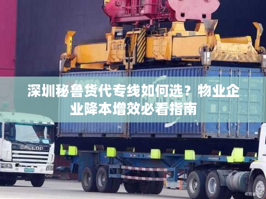 深圳秘鲁货代专线如何选？物业企业降本增效必看指南