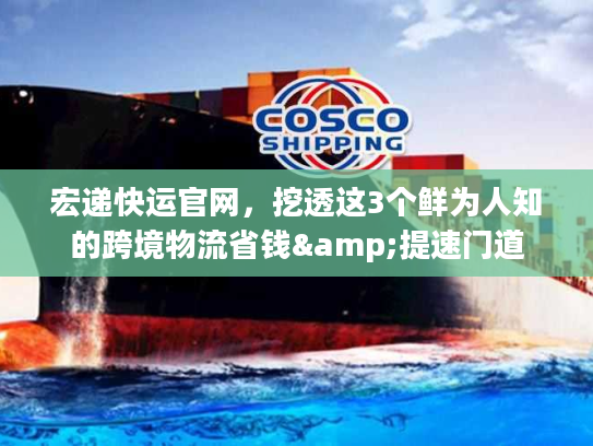 宏递快运官网，挖透这3个鲜为人知的跨境物流省钱&提速门道