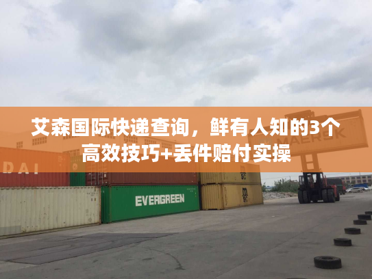 艾森国际快递查询，鲜有人知的3个高效技巧+丢件赔付实操