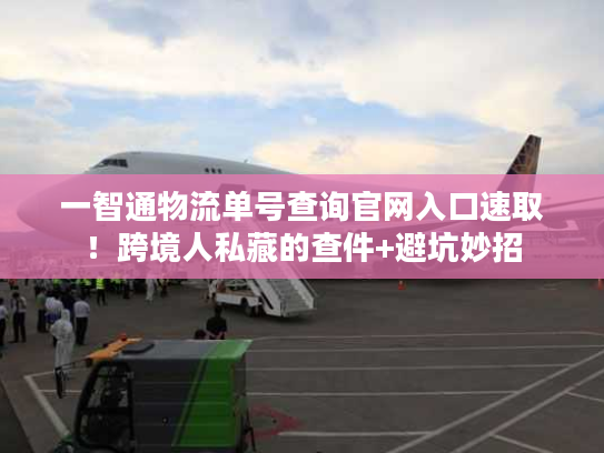 一智通物流单号查询官网入口速取！跨境人私藏的查件+避坑妙招