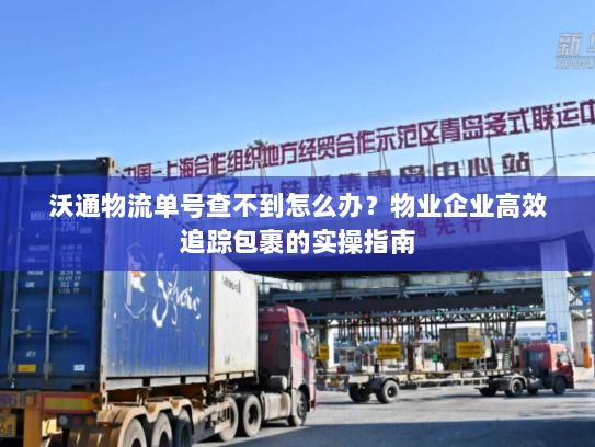 沃通物流单号查不到怎么办？物业企业高效追踪包裹的实操指南