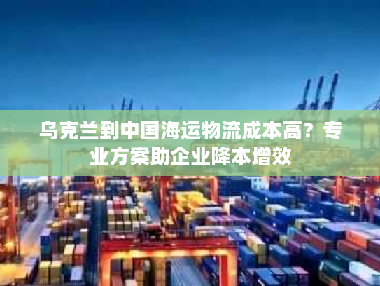 乌克兰到中国海运物流成本高？专业方案助企业降本增效