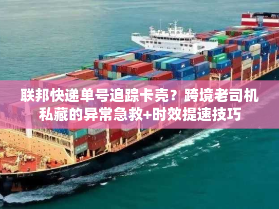 联邦快递单号追踪卡壳？跨境老司机私藏的异常急救+时效提速技巧