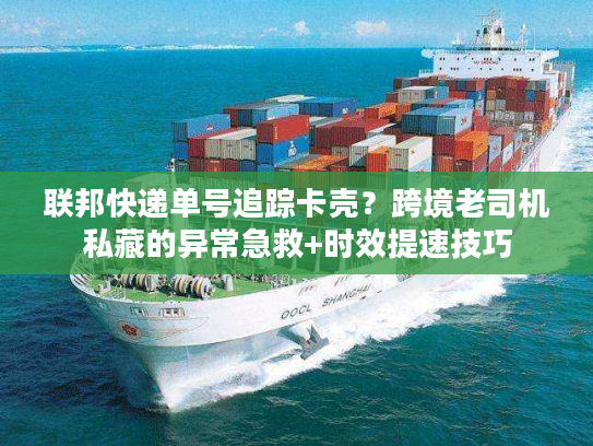 联邦快递单号追踪卡壳？跨境老司机私藏的异常急救+时效提速技巧