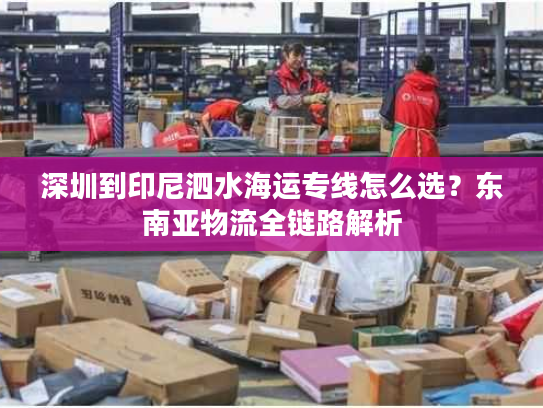 深圳到印尼泗水海运专线怎么选?东南亚物流全链路解析 深圳到印尼泗水海运专线怎么选?东南亚物流全链路解析