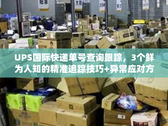 UPS国际快递单号查询跟踪，3个鲜为人知的精准追踪技巧+异常应对方案
