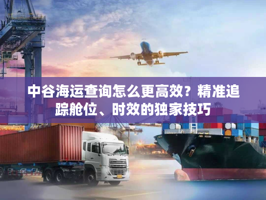 中谷海运查询怎么更高效?精准追踪舱位、时效的独家技巧 中谷海运查询怎么更高效?精准追踪舱位、时效的独家技巧
