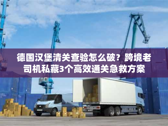 德国汉堡清关查验怎么破？跨境老司机私藏3个高效通关急救方案