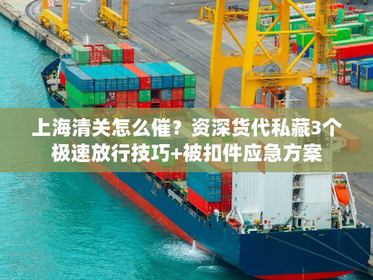 上海清关怎么催？资深货代私藏3个极速放行技巧+被扣件应急方案