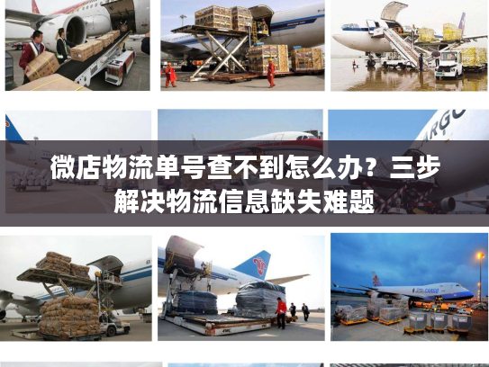 微店物流单号查不到怎么办？三步解决物流信息缺失难题