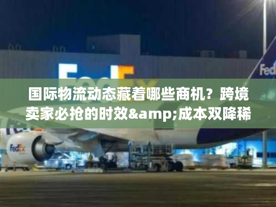 国际物流动态藏着哪些商机？跨境卖家必抢的时效&成本双降稀缺方案
