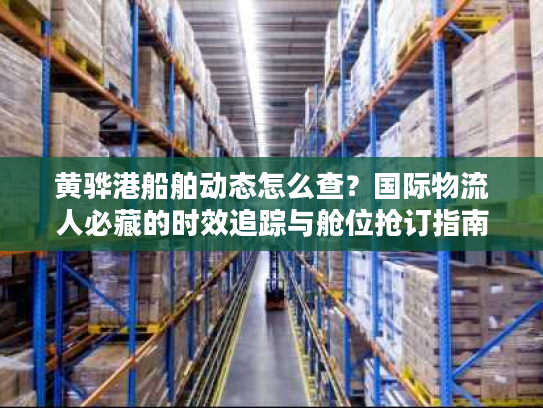 黄骅港船舶动态怎么查？国际物流人必藏的时效追踪与舱位抢订指南