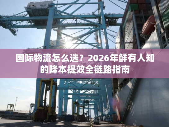 国际物流怎么选？2026年鲜有人知的降本提效全链路指南