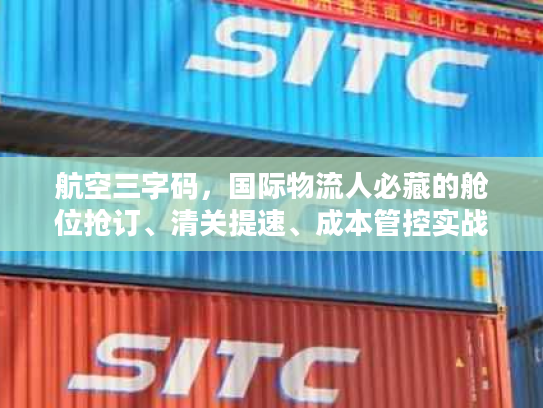 航空三字码，国际物流人必藏的舱位抢订、清关提速、成本管控实战指南