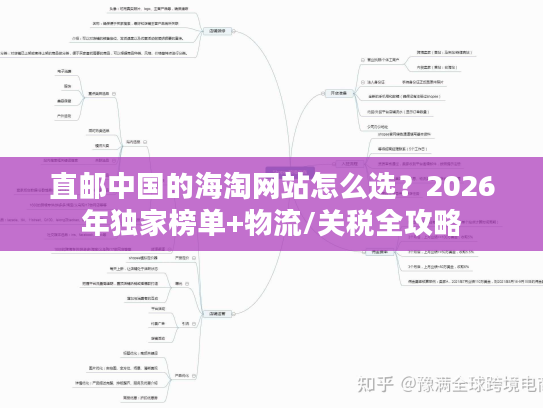 直邮中国的海淘网站怎么选？2026年独家榜单+物流/关税全攻略