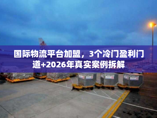国际物流平台加盟，3个冷门盈利门道+2026年真实案例拆解