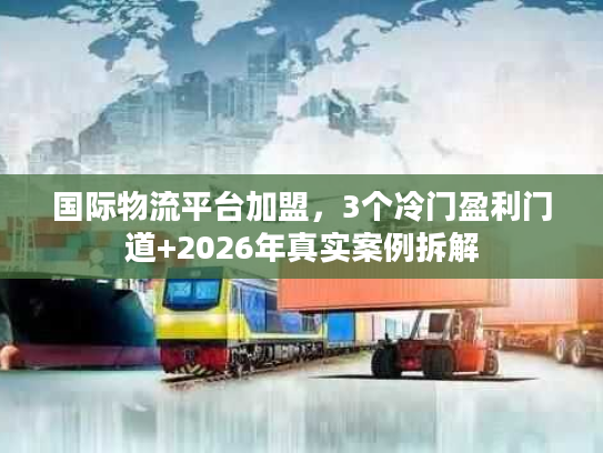 国际物流平台加盟，3个冷门盈利门道+2026年真实案例拆解