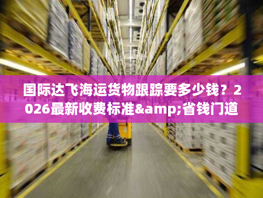 国际达飞海运货物跟踪要多少钱？2026最新收费标准&省钱门道