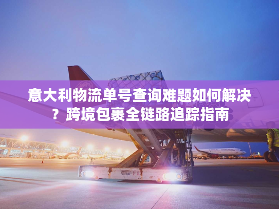 意大利物流单号查询难题如何解决？跨境包裹全链路追踪指南