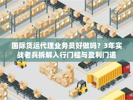 国际货运代理业务员好做吗？3年实战老兵拆解入行门槛与盈利门道