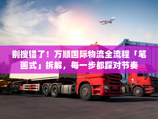 别搜错了！万顺国际物流全流程「笔画式」拆解，每一步都踩对节奏