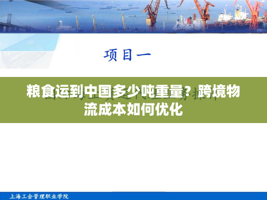 粮食运到中国多少吨重量?跨境物流成本如何优化 粮食运到中国多少吨重量?跨境物流成本如何优化