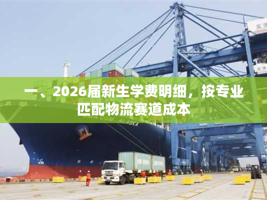 一、2026届新生学费明细，按专业匹配物流赛道成本