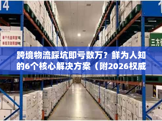 跨境物流踩坑即亏数万？鲜为人知的6个核心解决方案（附2026权威数据）