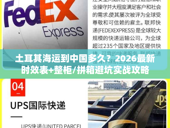 土耳其海运到中国多久？2026最新时效表+整柜/拼箱避坑实战攻略