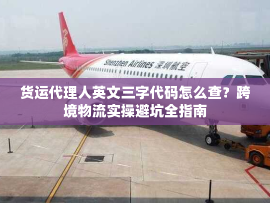 货运代理人英文三字代码怎么查？跨境物流实操避坑全指南