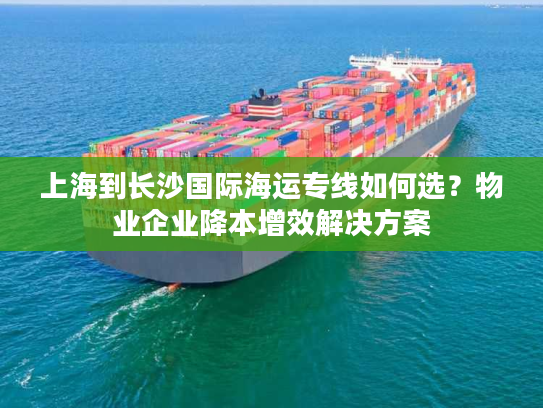 上海到长沙国际海运专线如何选？物业企业降本增效解决方案