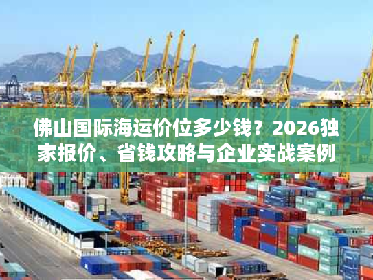 佛山国际海运价位多少钱？2026独家报价、省钱攻略与企业实战案例
