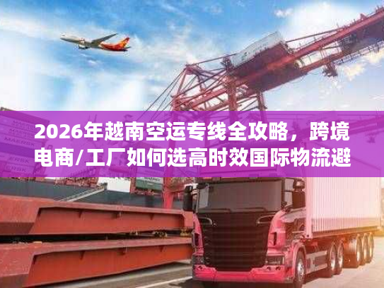2026年越南空运专线全攻略，跨境电商/工厂如何选高时效国际物流避坑？