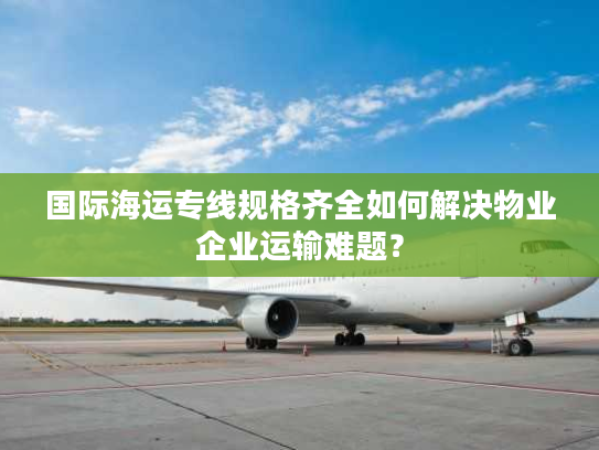 国际海运专线规格齐全如何解决物业企业运输难题？