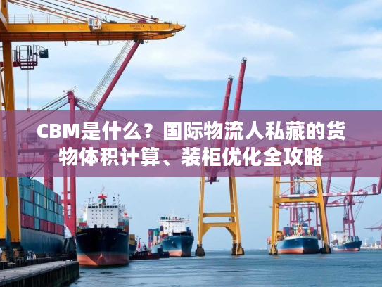 CBM是什么？国际物流人私藏的货物体积计算、装柜优化全攻略