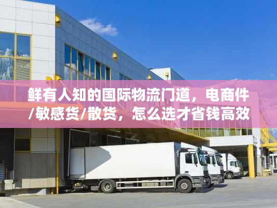 鲜有人知的国际物流门道，电商件/敏感货/散货，怎么选才省钱高效？