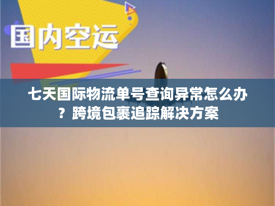 七天国际物流单号查询异常怎么办？跨境包裹追踪解决方案