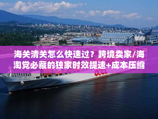 海关清关怎么快速过？跨境卖家/海淘党必藏的独家时效提速+成本压缩实战手册